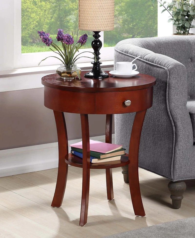 Convenience Concepts 20" Rubber wood Classic Accents End Table