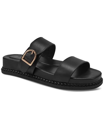 Giani Bernini Women's Gianaa Memory Foam Double Band Footbed Sandals, Created for Macy's