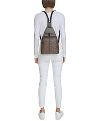 Calvin Klein Millie Signature Convertible Sling Backpack