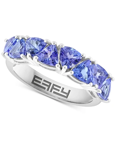 Effy Tanzanite Trillion Ring (2-1/20 ct. t.w.) in Sterling Silver