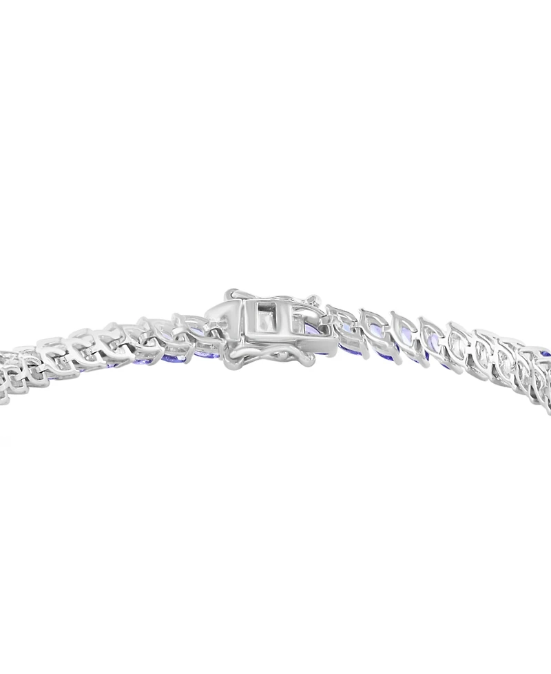 Effy Tanzanite Marquise Tennis Bracelet (12-1/3 ct. t.w.) in Sterling Silver