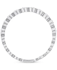 Diamond Bezel Semi-Eternity Band (1/3 ct. t.w.) 14k Gold