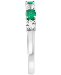 Effy Blue & White Sapphire (1-1/10 ct. t.w.) Band 14k Gold. (Also available Emerald and Ruby)