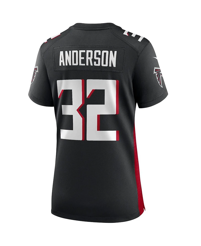 Women's Nike Jamal Anderson Black Atlanta Falcons Game Retired Player Jersey