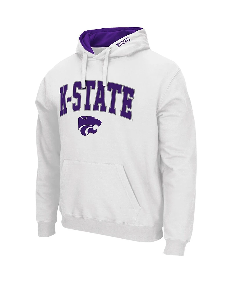 Colosseum Men's Kansas State Wildcats Arch & Logo 3.0 Pullover Hoodie