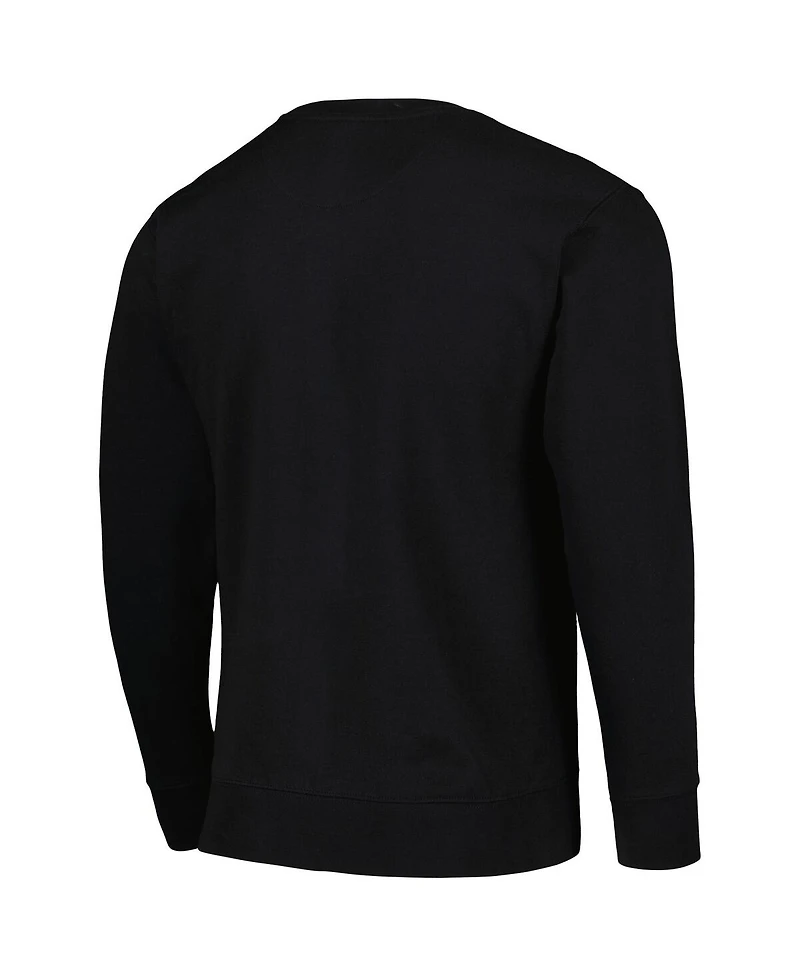 Men's Black Yellowstone Logo Pullover Sweatshirt