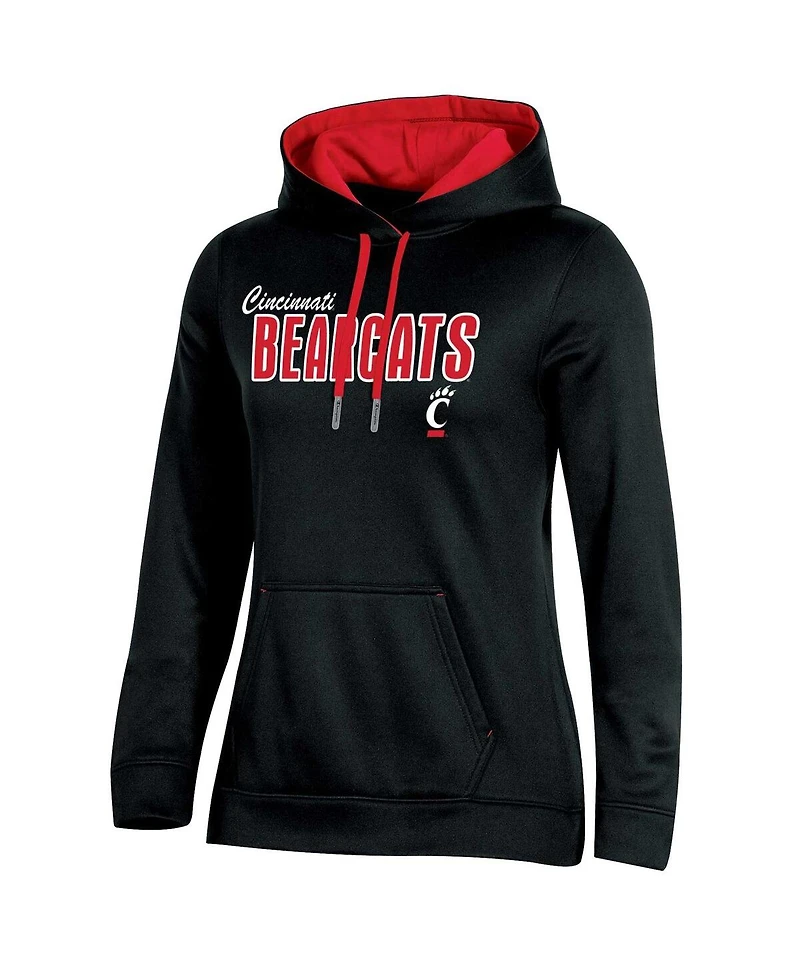 Women's Champion Black Cincinnati Bearcats Team Pullover Hoodie