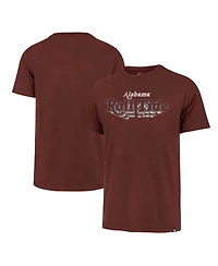 Men's '47 Brand Crimson Distressed Alabama Crimson Distressed Tide Article Franklin T-shirt