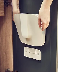 Joseph Joseph Cleanstore Wall-Mounted Dustpan Brush with Dust-Shield Storage