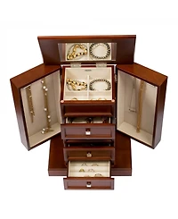 Mele & Co Thea Wooden Jewelry Box in Finish