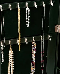 Mele & Co Victoria Mirrored Jewelry Armoire in Finish