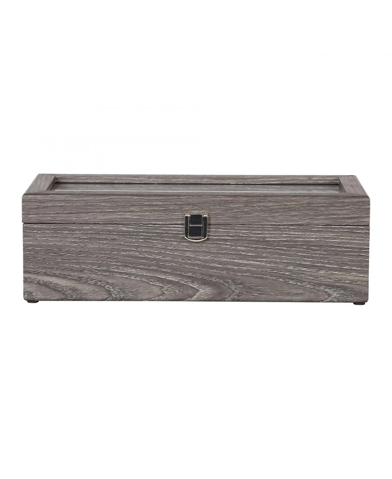 Mele & Co Nolan Watch Storage Woodgrain Veneer