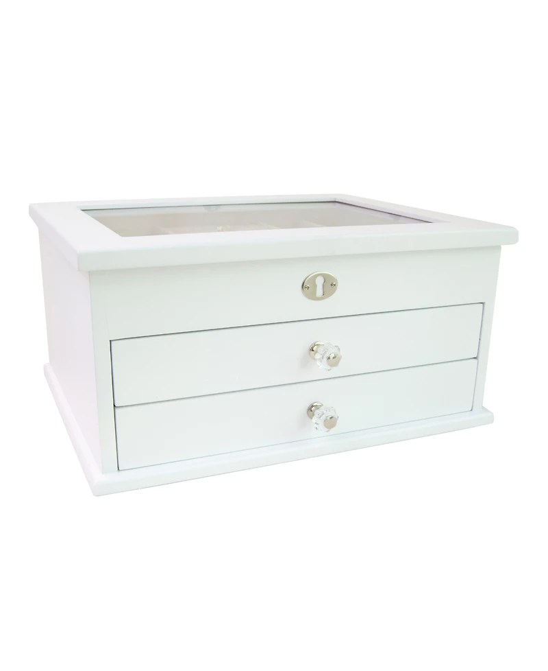 Mele & Co Large Lili Wooden Jewelry Box