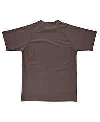 Snapper Rock Men's Chocolate Sustainable Ss Rash Top