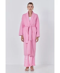 endless rose Women's Shawl Collar Oversize Long Cardigan