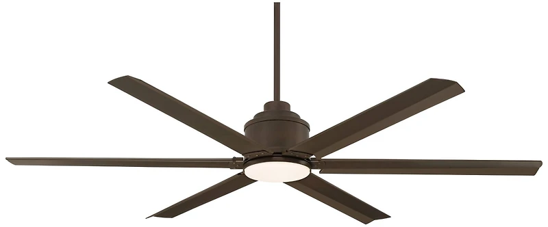 65" Casa Vieja Ultra Breeze Modern Indoor Outdoor Ceiling Fan with Dimmable Led Light Remote Control Oil Rubbed Bronze Wet Rated for Patio Exteri