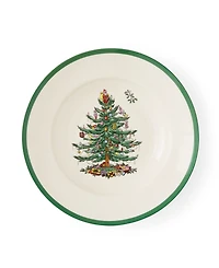 Spode Christmas Tree Rim Soup Bowls, Set of 4
