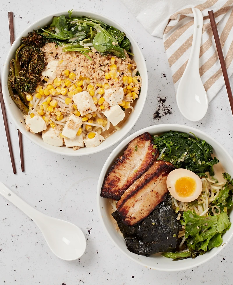 Infuse Asian Ceramic 8 Piece Ramen Bowl Set