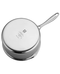 Zwilling Clad Cfx 3-Qt. Saucepan with Strainer Lid and Pouring Spouts