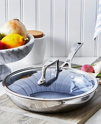 Zwilling Clad Cfx Fry Pan Set 9.5" with Glass Lid