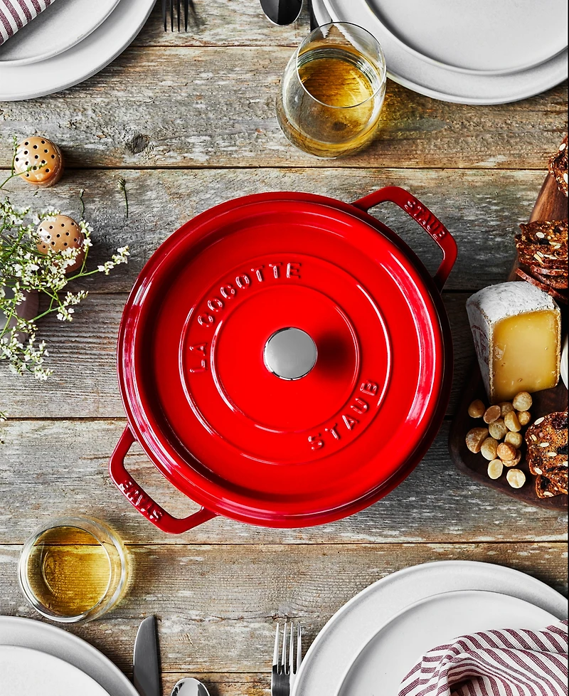 Staub Cast Iron 4-Qt. Round Dutch Oven