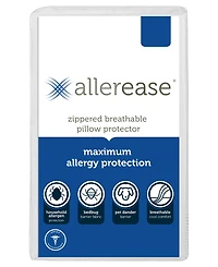 AllerEase Maximum Allergy Protection Pillow Protector, King