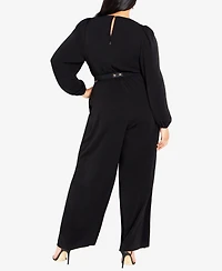 City Chic Plus Size Avah Wide Leg Jumpsuit