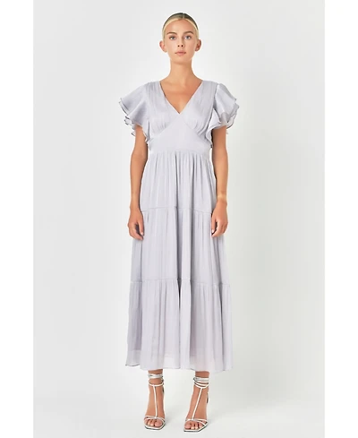 endless rose Women's Open Back Maxi Dress