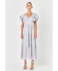 endless rose Women's Open Back Maxi Dress