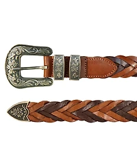 Lucky Brand Women's Western Braid Belt