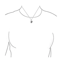 I Love You Word Opening Heart Shape Locket Pendant Necklace Etched .925 Sterling Silver
