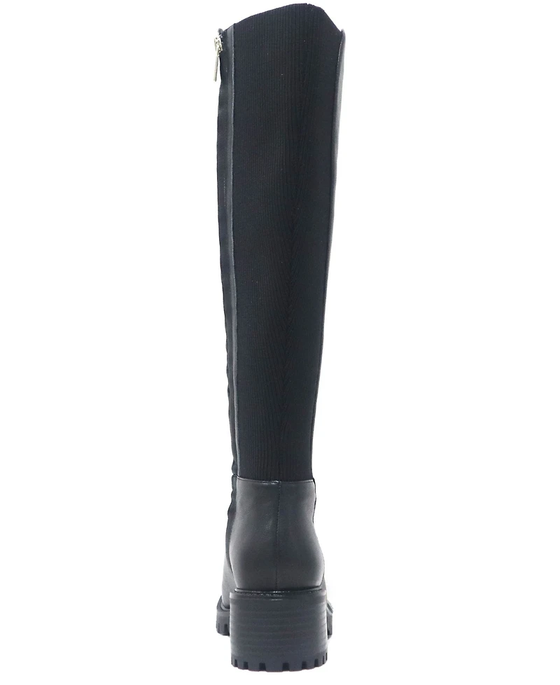 Kenneth Cole New York Women's Riva Knee High Lug Sole Boots