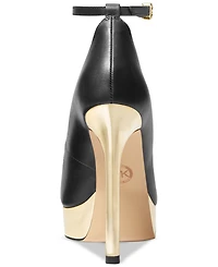 Michael Michael Kors Women's Xenia Ankle-Strap Platform Pumps
