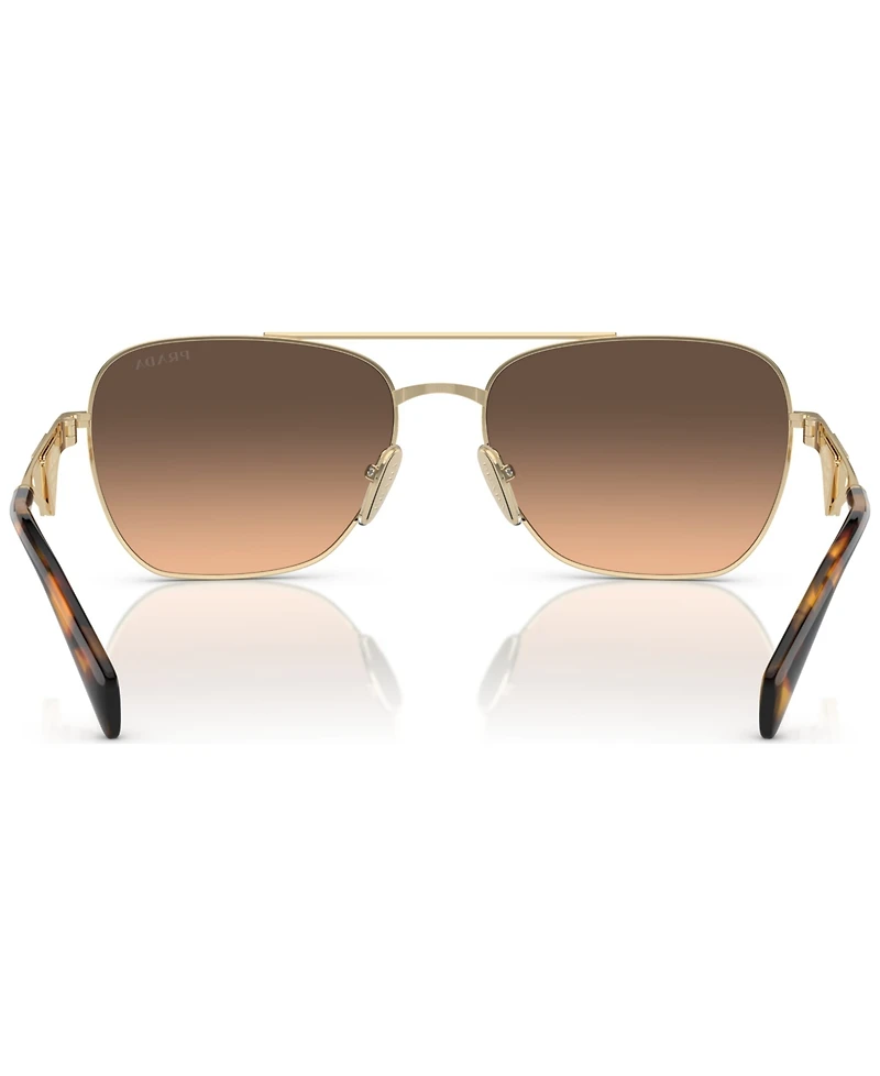 Prada Rectangular Women's Sunglasses, Gradient Pr A50S