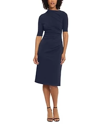 Maggy London Women's Ruched Sheath Dress