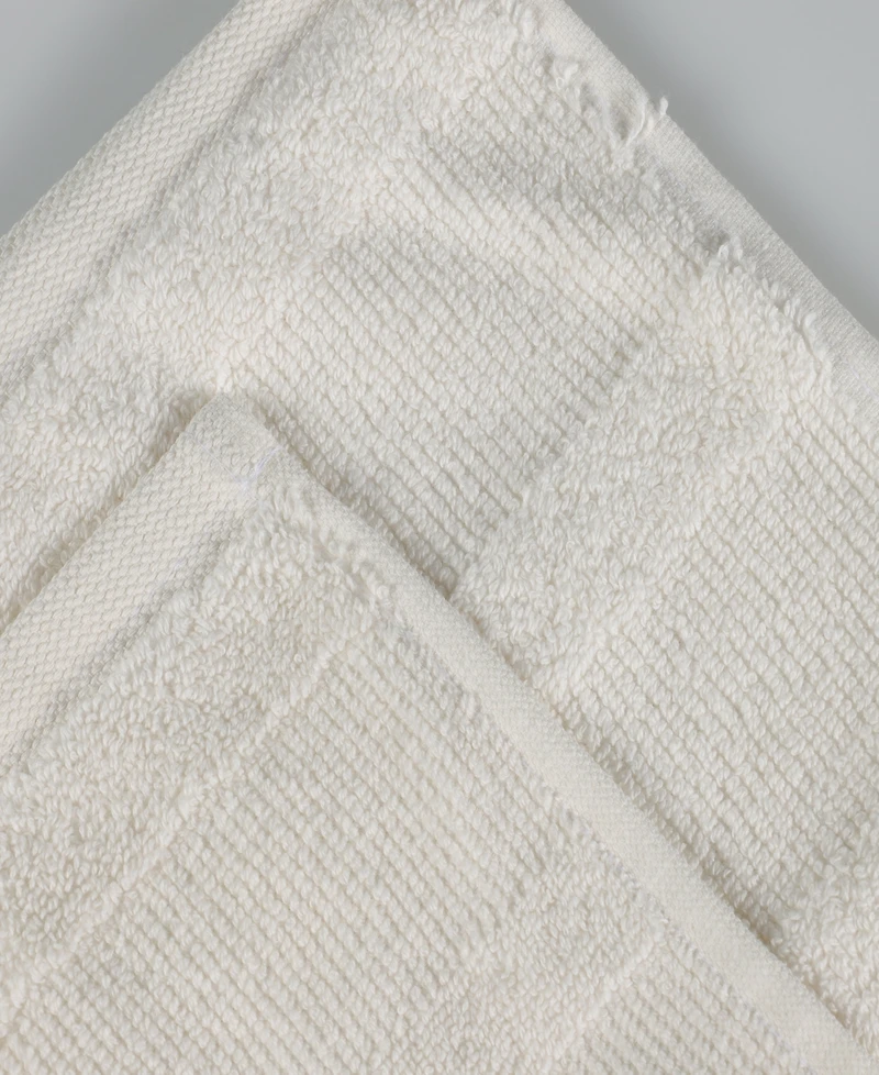 Superior Roma Ribbed Turkish Cotton Quick-Dry Solid Assorted Highly Absorbent Towel Piece Set