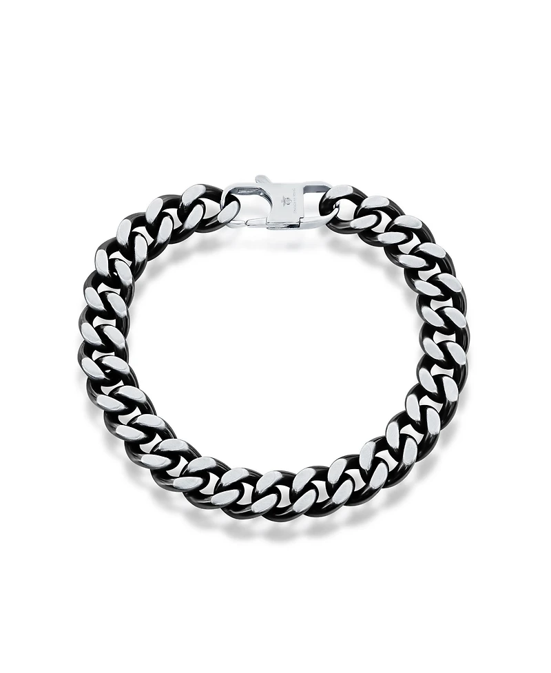 Stainless Steel 10.5mm Cuban Chain Bracelet
