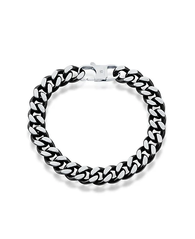 Stainless Steel 10.5mm Cuban Chain Bracelet