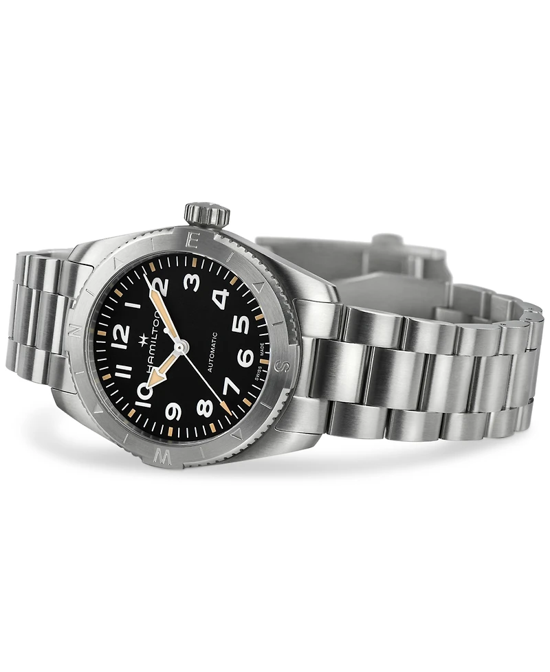 Hamilton Women's Swiss Automatic Khaki Field Expedition Stainless Steel Bracelet Watch 37mm