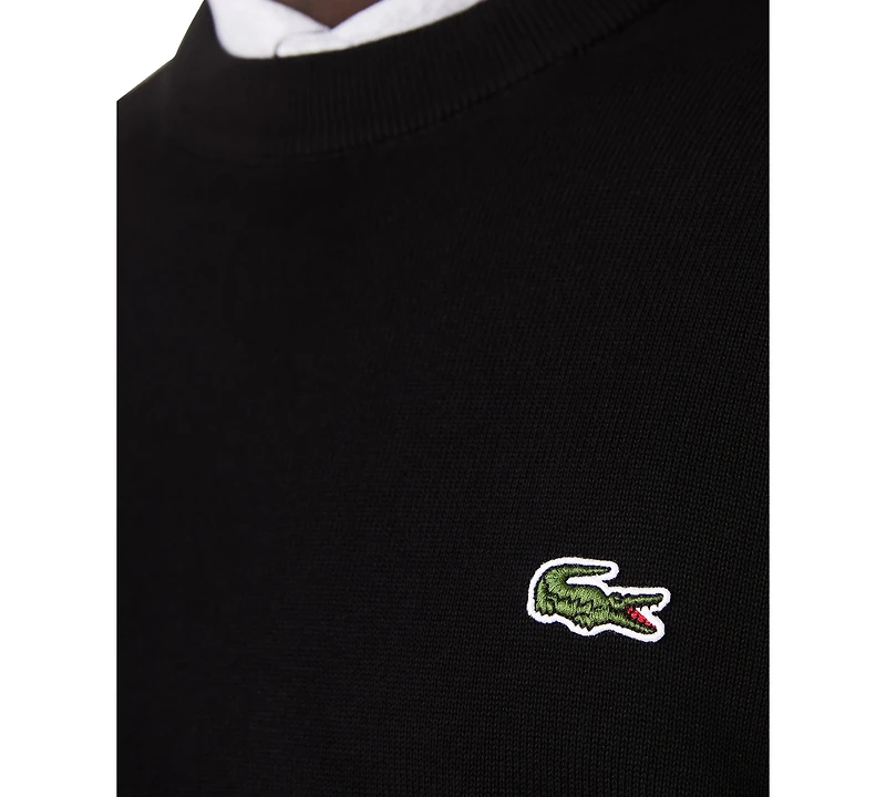 Lacoste Men's Solid Croc Sweater