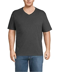 Lands' End Big & Tall Super-t Short Sleeve V-Neck T-Shirt