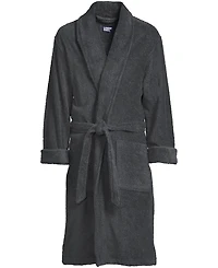 Lands' End Men's Big Calf Length Turkish Terry Robe