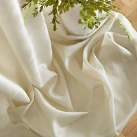 Hlc.me Lauren Semi Sheer Light Filtering Transparent Pocket Top & Back Tab Lightweight Window Curtains Drapery Panels Bedroom & Living Room