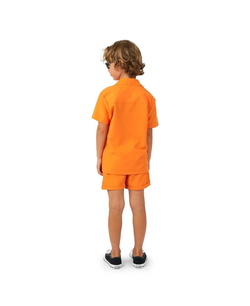 OppoSuits Toddler and Little Boys Shirt Shorts, 2 Piece Set