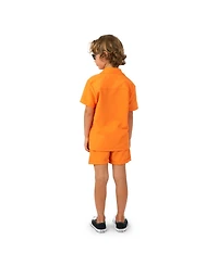 OppoSuits Toddler and Little Boys Shirt Shorts, 2 Piece Set