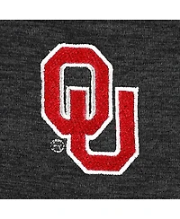 Women's Champion Heathered Black Oklahoma Sooners Core Raglan Quarter-Zip Jacket
