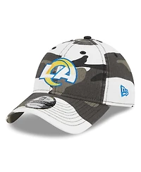 Youth Boys and Girls New Era Camo Los Angeles Rams 9TWENTY Adjustable Hat