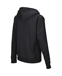 Women's Colosseum Black Florida State Seminoles Big Logo Pullover Hoodie