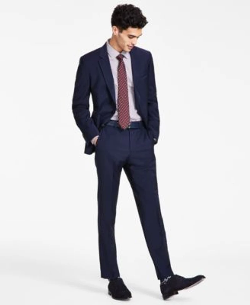 Hugo By Hugo Boss Mens Modern Fit Wool Suit Separates
