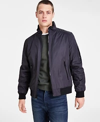 Calvin Klein Men's Classic Zip-Front Ripstop Bomber Jacket
